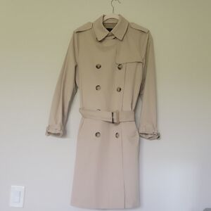 Massimo Dutti Beige Trench Coat